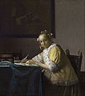 Johannes Vermeer - A Lady Writing - Google Art Project