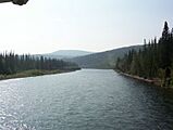 Klondike River crossing Dempster Highway 2