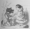 Little Red Riding Hood and the Wolf (1858)