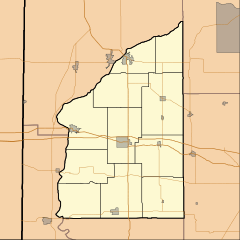 Cates, Indiana is located in Fountain County, Indiana