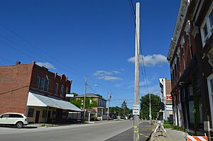 Main east of Fourth in Keithsburg