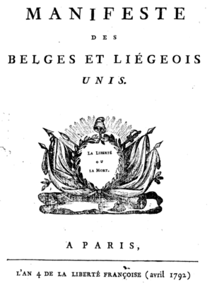 Manifeste des Belges et Liégeois Unis