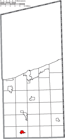 Location of Orwell in Ashtabula County