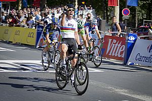 Mark Cavendish 20e étape du Tour de France 2012 Paris Rambouillet et Paris les Champs-Élysées