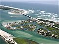 Matanzas Inlet Aerial view