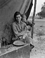 Migrant Mother sequence by Dorothea Lange, 8b29525u