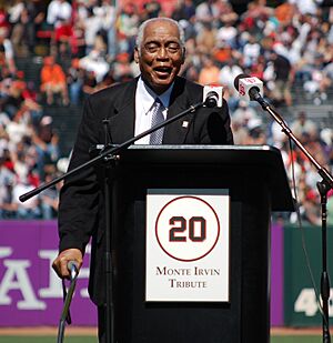 Monte Irvin number retirement