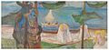 Munch, Sommertag (1904, Linde Frieze)