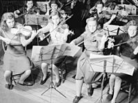 Music. Montreal Women's Symphony Orchestra BAnQ Vieux-Montréal P48S1P08057