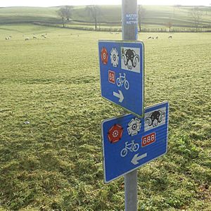 NCN-route-688-western-start-sign