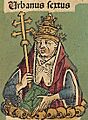 Nuremberg Chronicle f 232v Urbanus VI