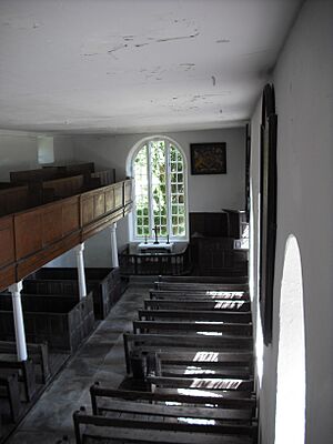 Old St John's, Pilling - east end from gallery