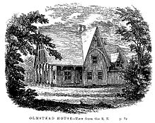 Olmstead house by Gervase Wheeler, 1851