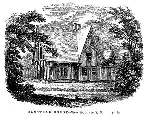 Olmstead house by Gervase Wheeler, 1851