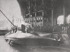 Ottoman Nordenfelt submarine - Guillaume Berggren 1886