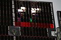 Part of one of Junos solar panel