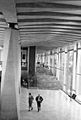 Patio of World Health Organization headquarters building, 1969
