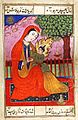 Persian miniature of Jesus and Mary