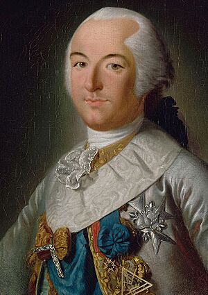 Philippe d'Orléans en grand-maitre du GOF