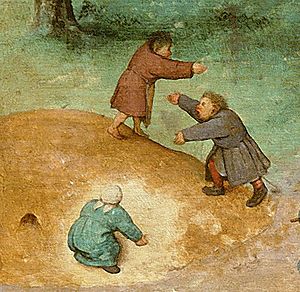 Pieter Bruegel the Elder - King of the Hill cropped)