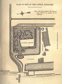 Plan of Sleaford Castle