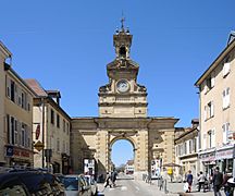 Porte Saint Pierre, vue de l'intérieur de la cité