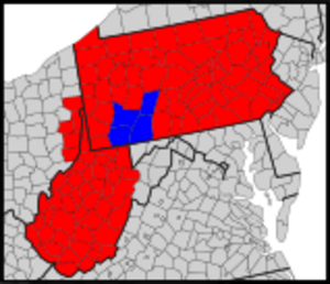 Presbytery of Redstone map
