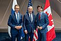President Joe Biden poses for a photo with Alexander Stubb and Justin Trudeau after a meeting of the North Atlantic Council (53847935047)