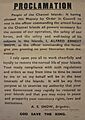 Proclamation Liberation Channel Islands 1945 Snow