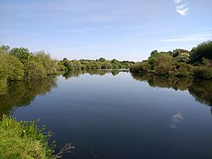 River Mersey at Paddington Meadows, Warrington
