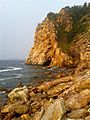 Rocky shore in Dalian