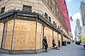 Saks Fifth Avenue Boarded Up During Black Lives Matter Protests New York City - 49984000103