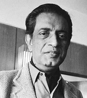 Satyajit Ray in New York (cropped) (cropped)