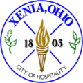 Seal of Xenia, Ohio