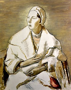 Sigrid Hjertén, by Isaac Grünewald. Nationalmuseum, Stockholm, Sweden