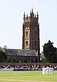 St James Church, Taunton from the Cricket Ground