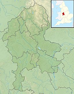 Aqualate Mere is located in Staffordshire
