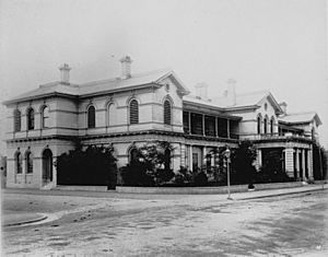 StateLibQld 1 106592 Port Office in Edward Street, Brisbane, 1889