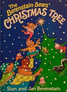 The Berenstain Bears' Christmas Tree, book cover, original Random House edition, 1980