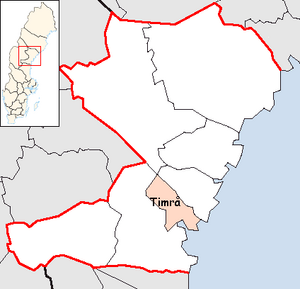Timrå Municipality in Västernorrland County.png