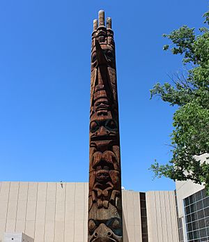 Totem Pole Sculpture by Lelooska Smith displayed at Denver Museum of Nature and Science.jpg