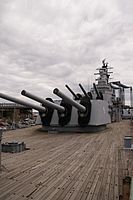 USS Salem view from port bow looking astern