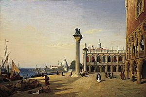 Venise, La Piazetta (Camille Corot)