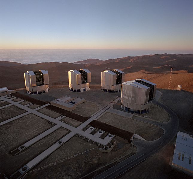 Very Large Telescope Array.aerial view