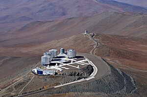 View of the Very Large Telescope