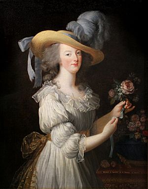 Vigée Le Brun, Élisabeth - Marie-Antoinette en gaulle, 1783