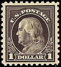 WF Franklin 1914-1dollar