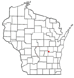Location of Nepeuskun, Wisconsin