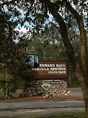 Wakulla entrance sign