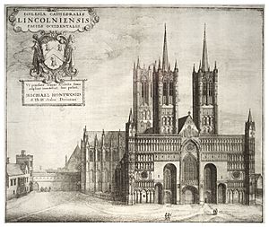 Wenceslas Hollar - Lincoln Cathedral from the west